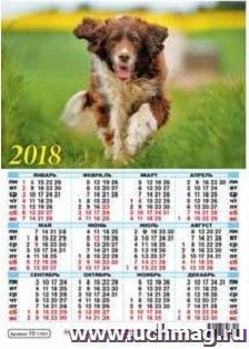 Календарь настенный "Символ года 1" 2018 — интернет-магазин УчМаг