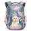 Рюкзак школьный "Grizzly", серо-розовый — интернет-магазин УчМаг