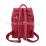 Рюкзак женский из экокожи "Grizzly", красный — интернет-магазин УчМаг