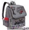 Рюкзак школьный "Grizzly", серый