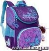Рюкзак школьный "Grizzly", с мешком, фиолетовый