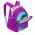 Рюкзак школьный "Grizzly", лиловый — интернет-магазин УчМаг