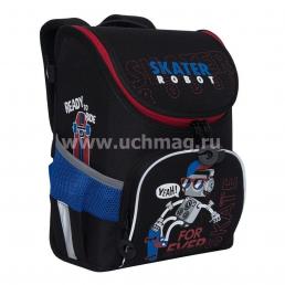Рюкзак школьный "Grizzly",черный — интернет-магазин УчМаг