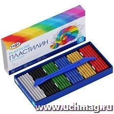 Пластилин "Классический" со стеком, 6 цветов