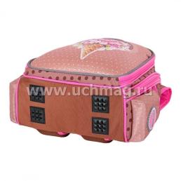 Ранец школьный "Мороженое", розовый — интернет-магазин УчМаг