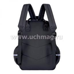Рюкзак молодежный, черный — интернет-магазин УчМаг