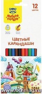 Карандаши цветные "Невероятные приключения", 12 цветов — интернет-магазин УчМаг
