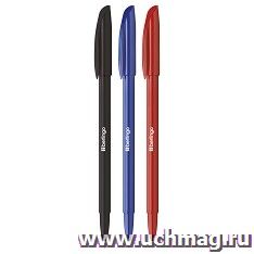 Ручка шариковая Berlingo "Metallic", синяя — интернет-магазин УчМаг