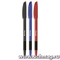 Ручка шариковая Berlingo "Metallic Pro", синяя — интернет-магазин УчМаг