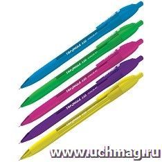 Ручка шариковая автоматическая Berlingo Triangle 110 Color, синяя — интернет-магазин УчМаг
