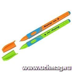 Ручка шариковая для левшей и правшей Berlingo Initial, светло-синяя — интернет-магазин УчМаг