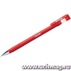 Ручка гелевая Berlingo Velvet, красная — интернет-магазин УчМаг
