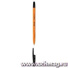 Ручка шариковая Berlingo Tribase Orange, черная — интернет-магазин УчМаг