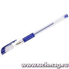 Ручка гелевая Office Spase, синяя — интернет-магазин УчМаг