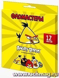 Фломастеры "Angry Birds", 12 цв. — интернет-магазин УчМаг