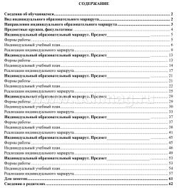 Журнал индивидуального образовательного маршрута школьника — интернет-магазин УчМаг