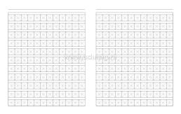 Тетрадь для записи китайских иероглифов (крупная клетка, специальный пунктир) — интернет-магазин УчМаг
