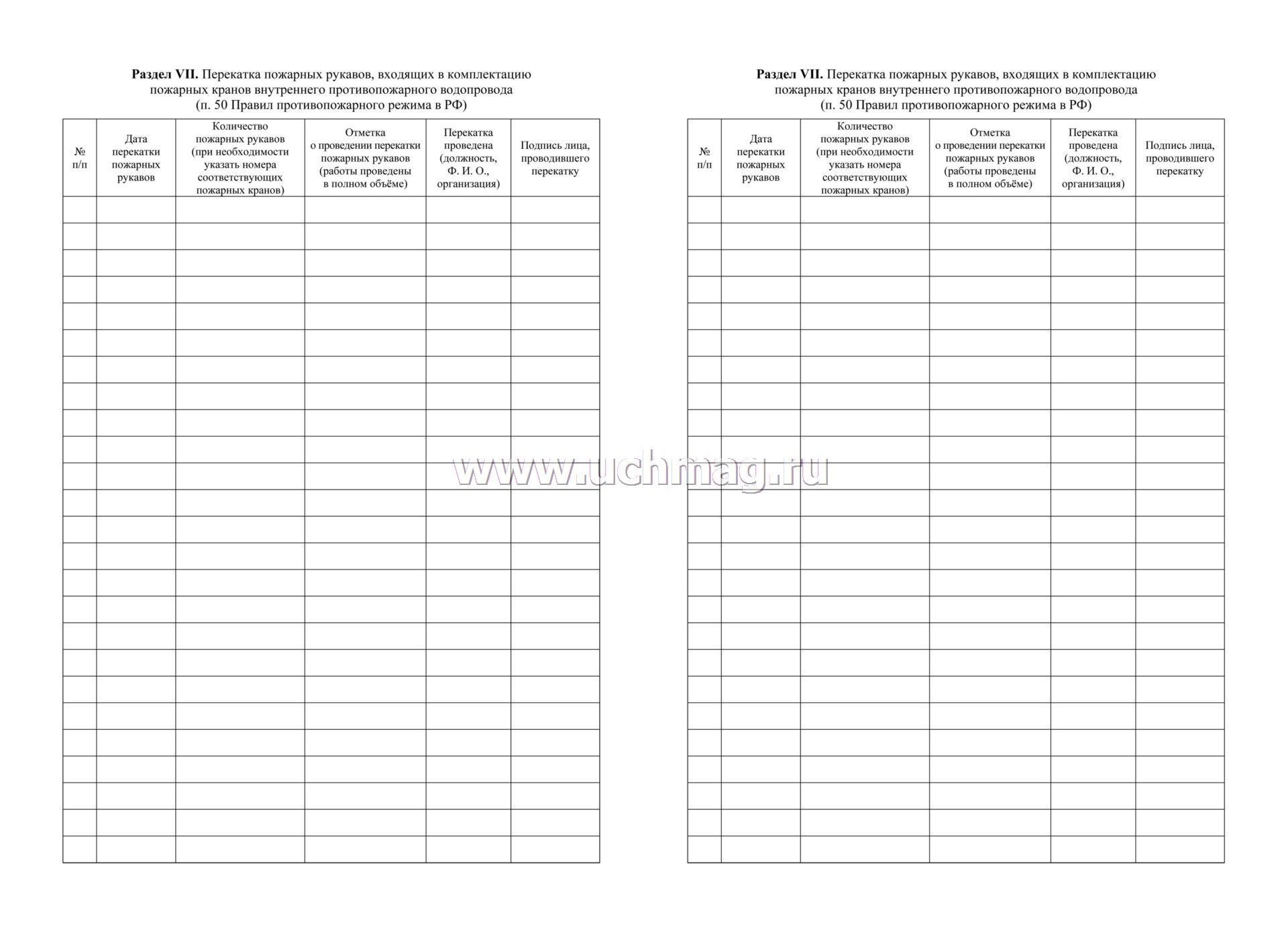 Как заполнить журнал эксплуатации систем противопожарной защиты в ...