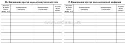 Сертификат о профилактических прививках (красный) — интернет-магазин УчМаг