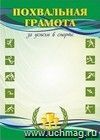 Похвальная грамота за успехи в спорте: (Формат А4,  бумага мелованная матовая)