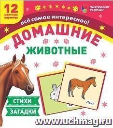 Домашние животные: 12 цветных карточек. Стихи и загадки — интернет-магазин УчМаг