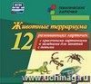 Животные террариума: 12 развивающих карточек с красочными картинками и загадками для занятий с детьми.