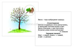 Времена года. Весна. Развивающие карточки — интернет-магазин УчМаг