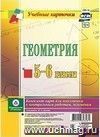 Геометрия. 5-6 классы: Комплект карт для подготовки к контрольным работам, экзаменам