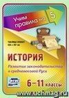 История. Развитие законодательства в Средневековой Руси. 6-11 классы: Таблица-плакат 420х297