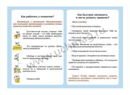 Русский язык. Глагол. Спряжение. 1-4 классы: Таблица-плакат 420х297 — интернет-магазин УчМаг