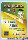 Русский язык. Имя существительное. Склонение. 1-4 классы: Таблица-плакат 420х297