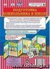 Подготовка дошкольника к школе. Ширмы с информацией для родителей и педагогов из 6 секций