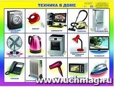 Плакат "Техника в доме" — интернет-магазин УчМаг