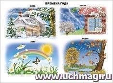 Плакат "Времена года" — интернет-магазин УчМаг