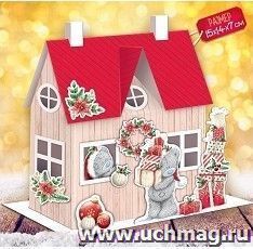 Набор для создания и декорирования сувенира-домика "Рождественская сказка"