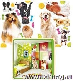 Декоративные наклейки "Собачки" — интернет-магазин УчМаг