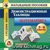 Математика. Демонстрационные таблицы. 5-6 классы. Компакт-диск для компьютера.