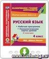 Русский язык. 4 класс. II полугодие. Рабочая программа и технологические карты уроков по УМК "Школа России". Программа для установки через Интернет