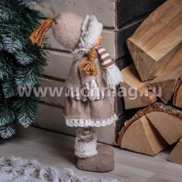 Кукла интерьерная "Маруся" в шапочке с меховой оторочкой, 28 см — интернет-магазин УчМаг