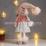 Кукла интерьерная "Малышка" с хвостиками, в бело-розовом платье и колпаке, 55 см — интернет-магазин УчМаг