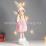 Кукла интерьерная "Ангелочек" с косичками, в розовой юбочке, 63 см — интернет-магазин УчМаг