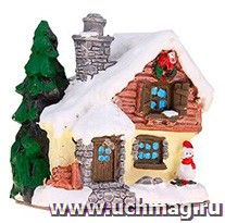 Фигурка светящаяся "Новогодний домик"