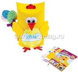 Набор для создания игрушки-коробки из бумаги "Цыпленок" — интернет-магазин УчМаг