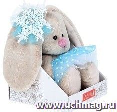 Мягкая игрушка "Зайка Ми", со снежинкой — интернет-магазин УчМаг
