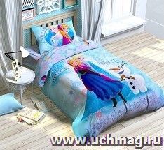 Комплект постельного белья "Холодное сердце", 1,5 спальный — интернет-магазин УчМаг
