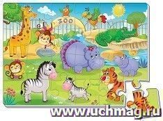 Мягкие пазлы "Зоопарк" — интернет-магазин УчМаг