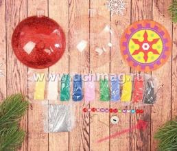 Новогодний ёлочный шар с фреской "С Новым Годом!" Тачки — интернет-магазин УчМаг