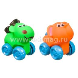 Набор игрушек на колесах Bondibon "Лошадка, слон" — интернет-магазин УчМаг