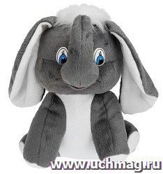 Игрушка мягкая "Слоненок Бимбо", серый, 27 см. — интернет-магазин УчМаг
