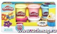 Набор "Play-Doh", 6 баночек с конфетти — интернет-магазин УчМаг